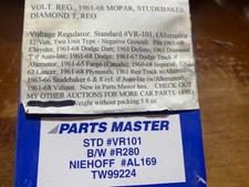 1961 - 1968 Chrysler Dodge Desoto Studebaker Diamond T Reo Voltage Reglator Nos 1961 - 1968 Chrysler Dodge Desoto Studebaker Diamond T Reo Voltage Reglator Nos