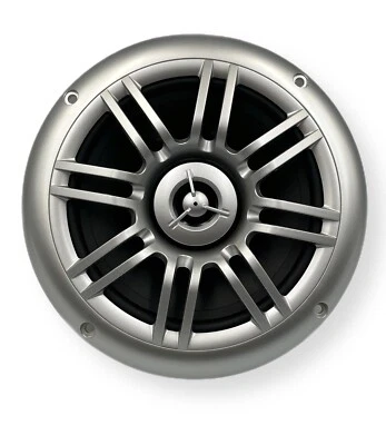 Milennia 6.5" 150 Watt Max Marine 2-Way Silver Audio Speaker Single MIL-SPK652S