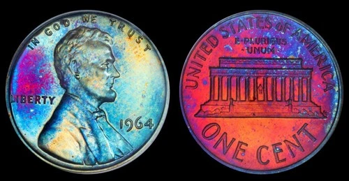 1964-P Lincoln Memorial Cent Proof — photo from another recent sale