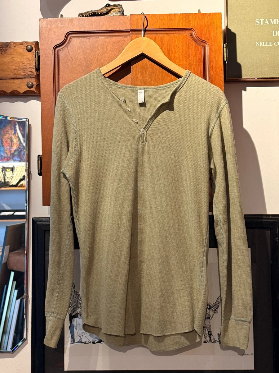 Preços baixos em Camisetas American Apparel Henley para Homens | eBay