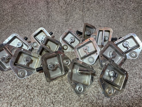 Stainless T Handle Truck Tool Box Lock Box Latch Lot Of (14)
