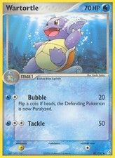 Pokemon Card - Crystal Guardians 42/100 - WARTORTLE (uncommon) - NM on eBay