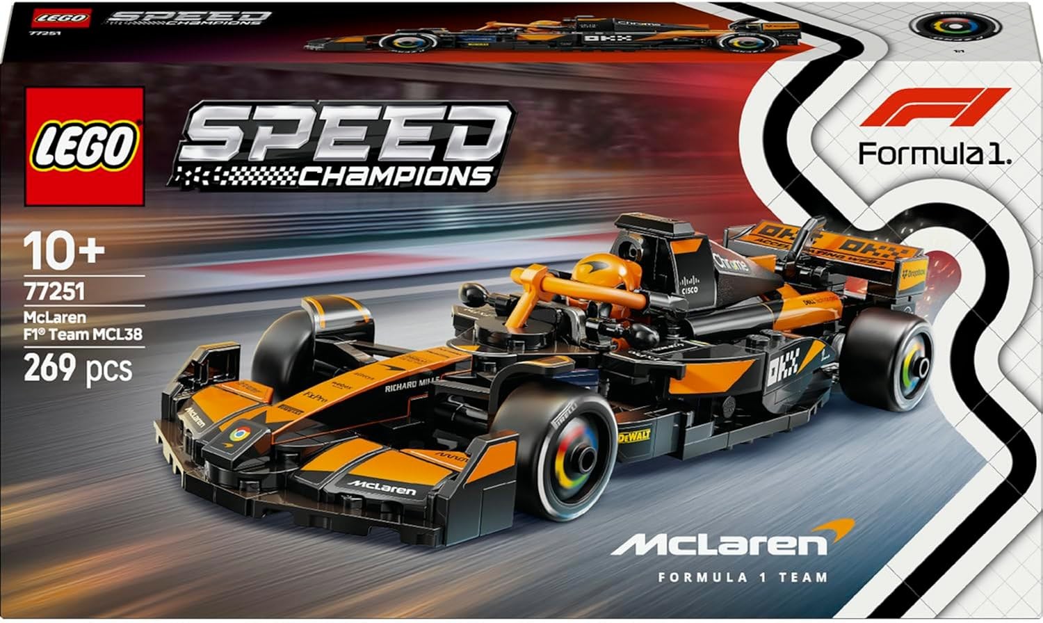 Lego Multi Speed Champions Mclaren F1 Team Mcl38 Race Car - Image 5