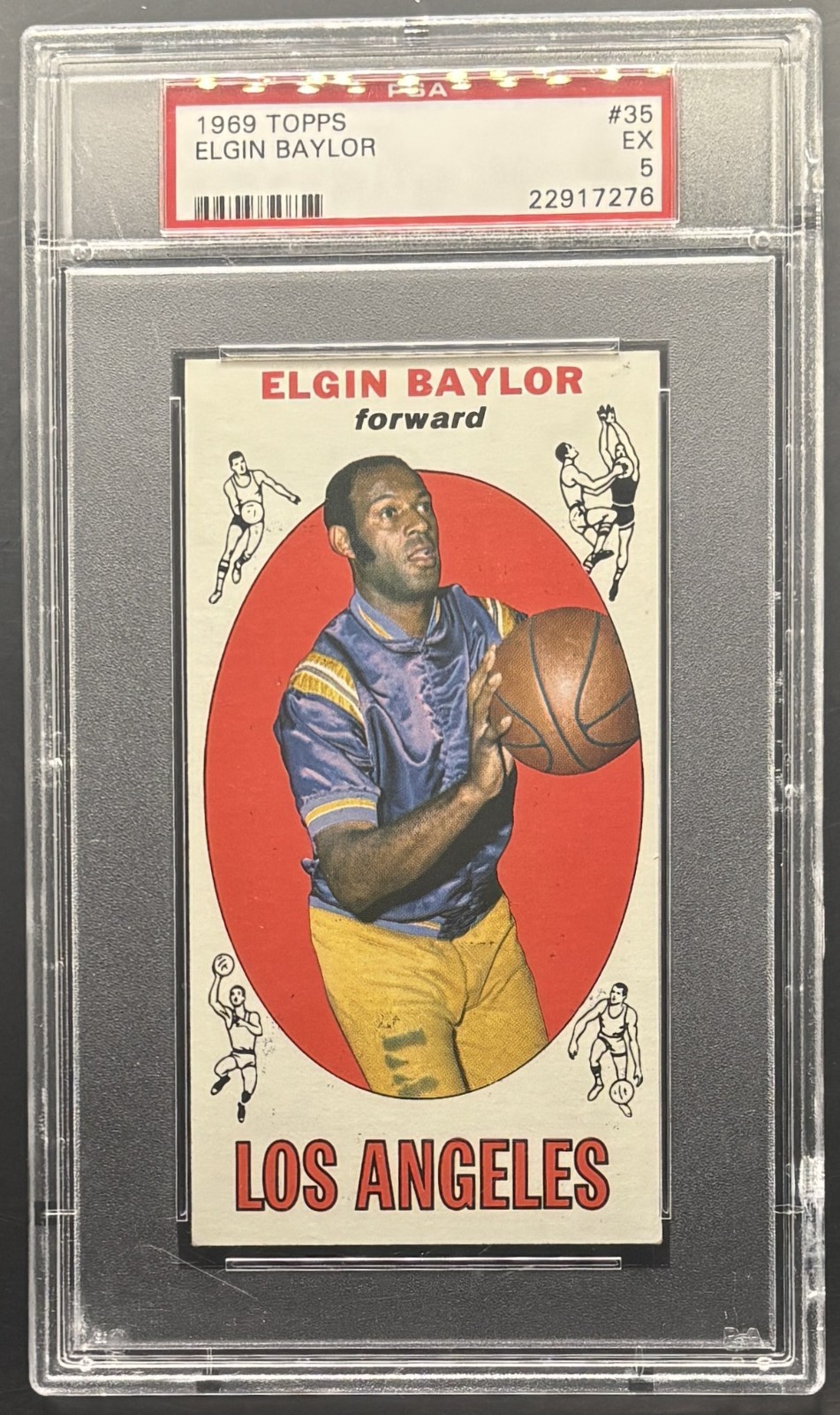 1969 Topps #35 Elgin Baylor PSA 5  Nicely Centered Card