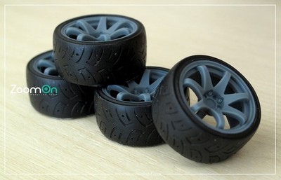 ZoomOn 1/24 17'' XXR 522 Rim set with Tyres