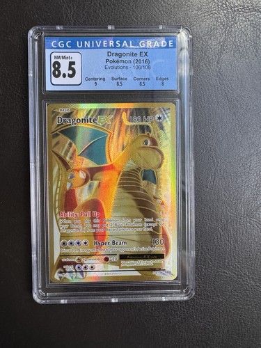 Dragonite-EX graded CGC 8.5 for sale on eBay