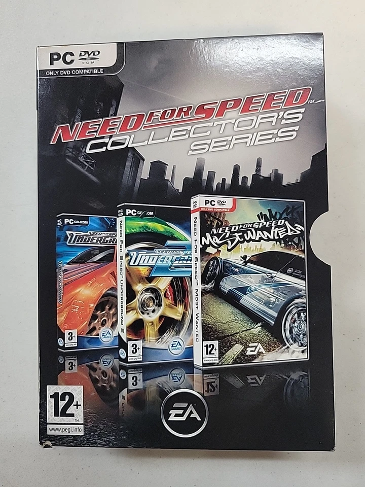 Need for speed collectors series (PC) Underground 1 & 2, Most Wanted (#1 SEALED) - Image 2 of 4