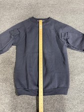 Sweatshirt Mens Medium Blue Fleece Crewneck Long Sleeve Pullover Casual Top