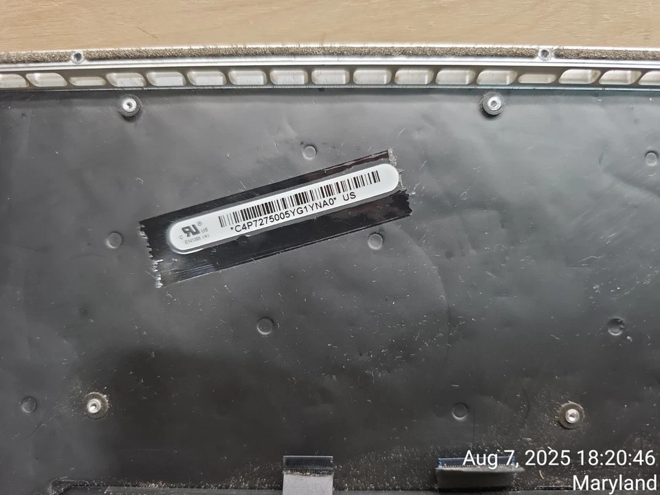 MacBook Pro 13" finales de 2013 2014 A1502 estuche superior reposamanos/touchpad/batería Foto 4 de 4