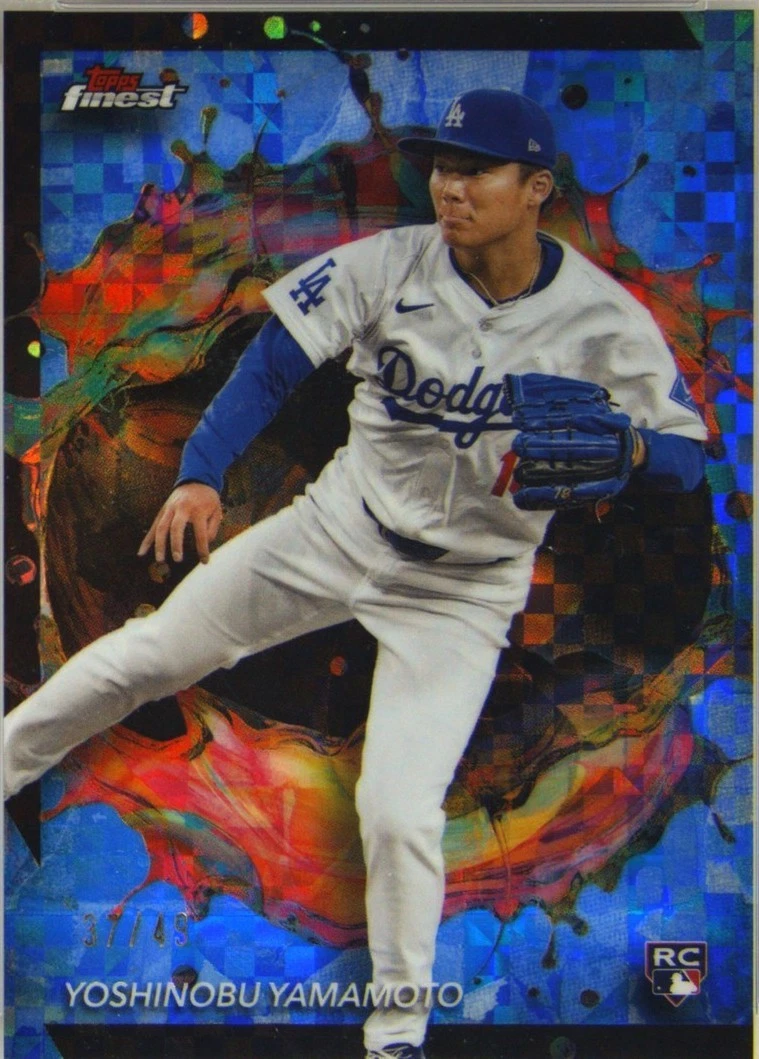 2024 Topps Finest - Yoshinobu Yamamoto #250 for sale | eBay