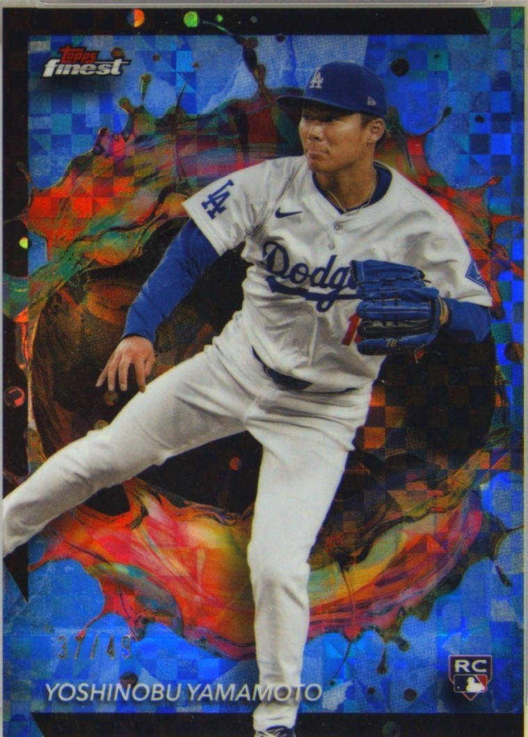 2024 Topps Finest - Yoshinobu Yamamoto #250 for sale | eBay
