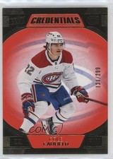 2022-23 Upper Deck Credentials Red 131/299 Cole Caufield #44 6o3