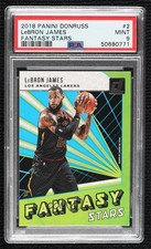 2018-19 Panini Donruss Fantasy Stars LeBron James #2 PSA 9 MINT m4w