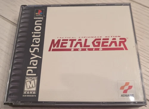 Metal Gear Solid (Sony PlayStation 1, 1999) CIB tested and working with Reg Card