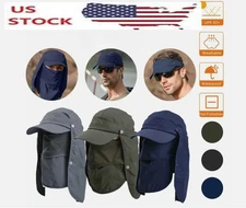 Four SeasonsUPF 50+ Sun Hat with Neck Flap Bucket Hat for Fishing Hiking Outdoor