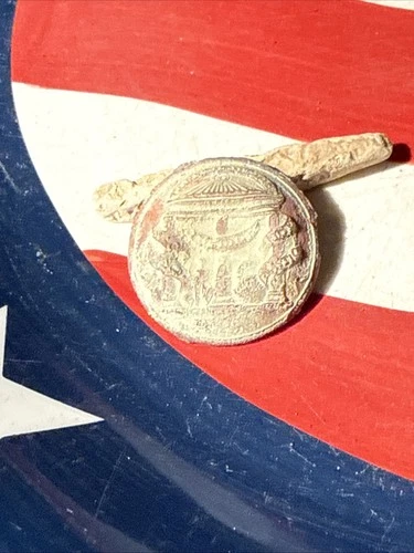 Dug Civil War  💥 🇺🇸 💣 Confederate Georgia Coat Button