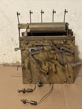 Antique Winterhalder 5 Tube Chiming Hall Grandmother Clock Movement Parts