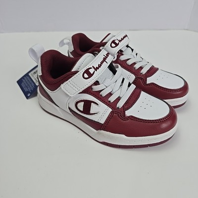 Champion Arena Power Low Red White Skater Sneakers Size 11 Boys