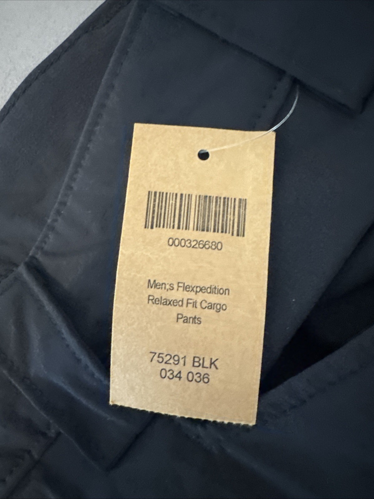 ​Duluth Trading Co Flexpedition Pants Men’s 34x36 Tall Relaxed Fit Black Hiking image 3
