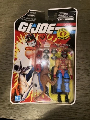 GI JOE ~ 2018 KANGOR BIG BOA ~ FSS 7.0 COLLECTORS CLUB  UNOPENED CARD DAMAGED