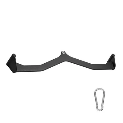 Barre de Tirage en Forme de V Accessoires pour Machine à Poulie Gym 83 cm - Photo 1/4