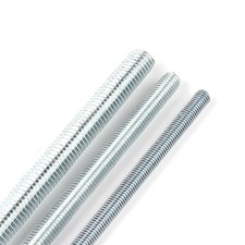 White Zinc-Plated M6 M8 M10 M12 Fully Threaded Rod Bar Stud 120-300mm Length