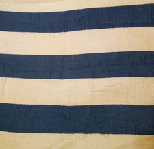 Cloud Island Blue White Stripes Print Muslin Cotton Baby Blanket Nautical Vibe