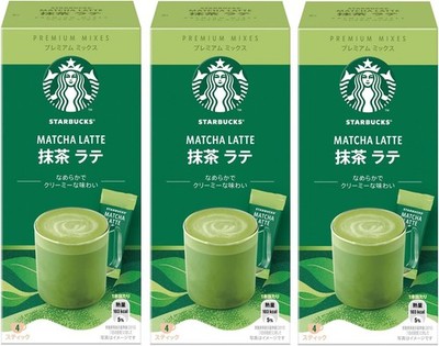 Starbucks Premium Mix Matcha Latte Instant Stick 4P x 3 Box