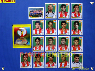 Panini★WM 2002 WorldCup WC 02★Team Paraguay komplett / Paraguay complete set