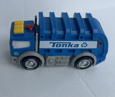 Tonka Mighty Force  Toy Truck Recycle Garbage Lights And Sounds Works Tested EUC
