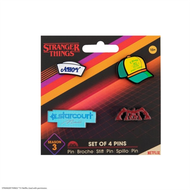 Pin set of 4 - Stranger Things Season 3 (General merchandise)