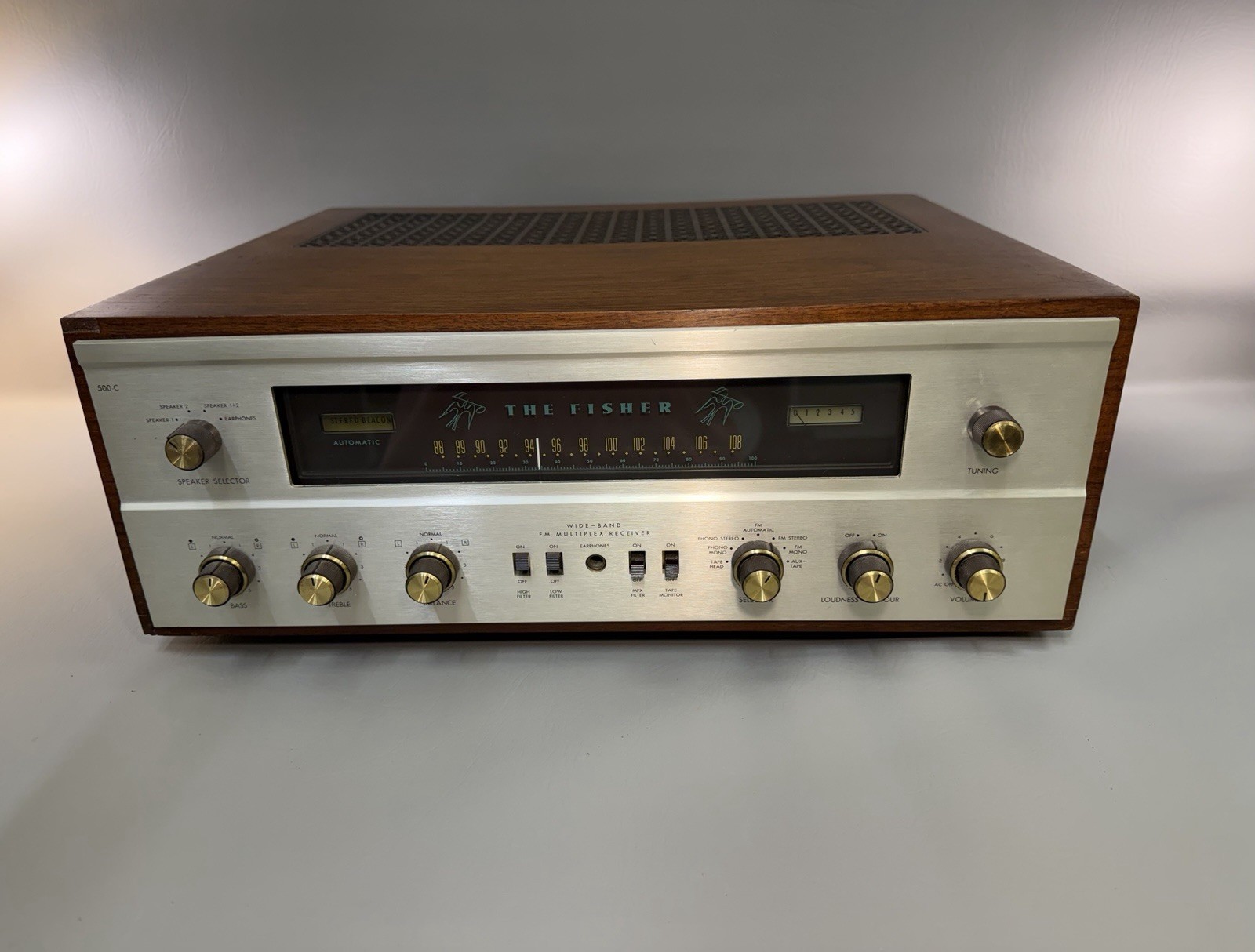 Fisher 500c vintage audio equipment - eBay listing photo 1
