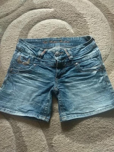Women American Vintage Shorts Navy One size