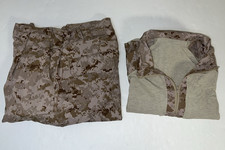 USMC, Desert MARPAT FROG Combat Shirt and Trousers Set, sz: Large Reg
