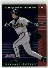 2001 LEAF LIMITED #110 CHIPPER JONES ATLANTA BRAVES