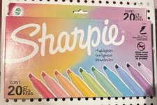 Sharpie Multi-Color 20-Pack Narrow Chisel & Fine Tip Highlighter Set NEW