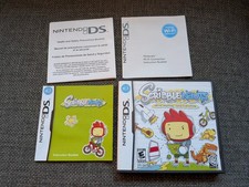 Scribblenauts Nintendo DS, 2009 Box and Instructions only, NO GAME.