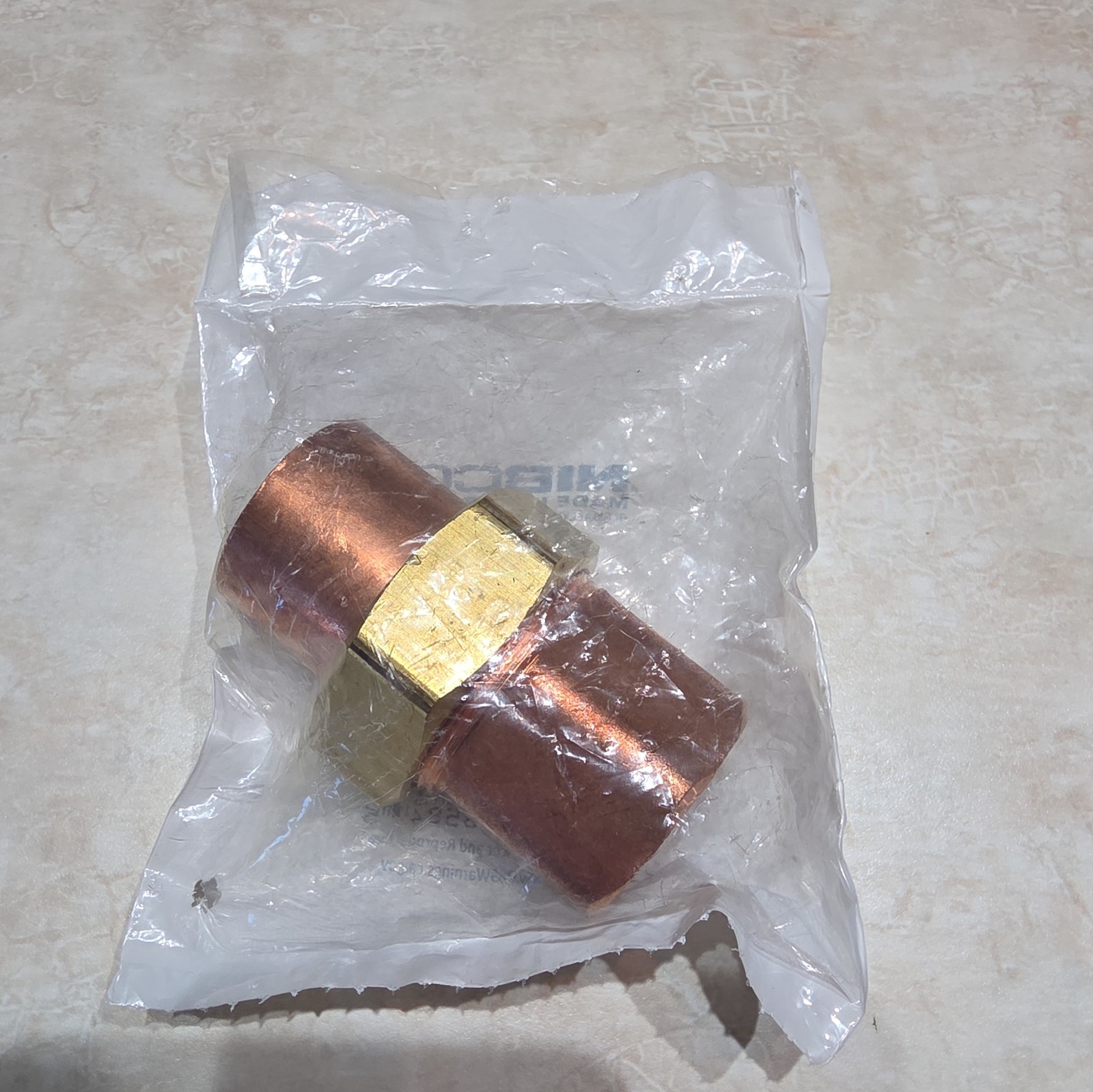 Nibco 633W Union, Copper, Cup 1 In, Cup 1 In, Size 1", QTY 1