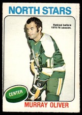 1975-76 O-Pee-Chee Vintage OPC Murray Oliver Minnesota North Stars #335