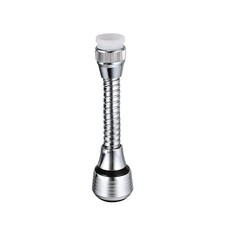 Silver Faucet Sprayer Extension, Faucet Extension Tube, 360 Degree Rotation