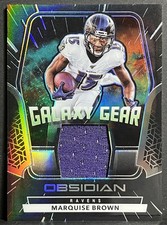 2020 Panini Obsidian - Marquise Brown Galaxy Gear #GG13 /100 MEM