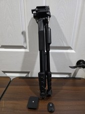 K F Concept 75" Camera Tripod Lightweight DSLR Tripod w/ Phone Clip Remote
