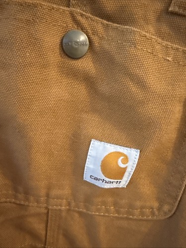 Carhartt Overalls Bibs Double Knee Kids Youth Boys Size 10 Workwear Farm Utility - Picture 8 of 9