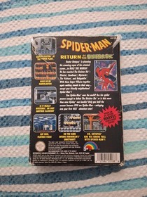 Videogame -Spider-Man Return Of The Sinister Six -  Nintendo NES - boxato  