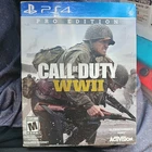 CALL OF DUTY COD WWII WW2 PRO EDITION PS4 Steelbook Complete CIB