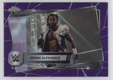 2025 Topps Chrome WWE Purple Refractor Cedric Alexander #143 17tg