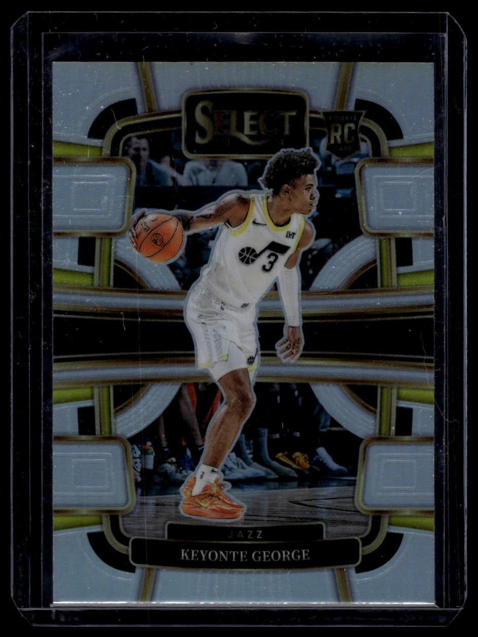 2023-24 Panini Select #75 Keyonte George Silver Prizm