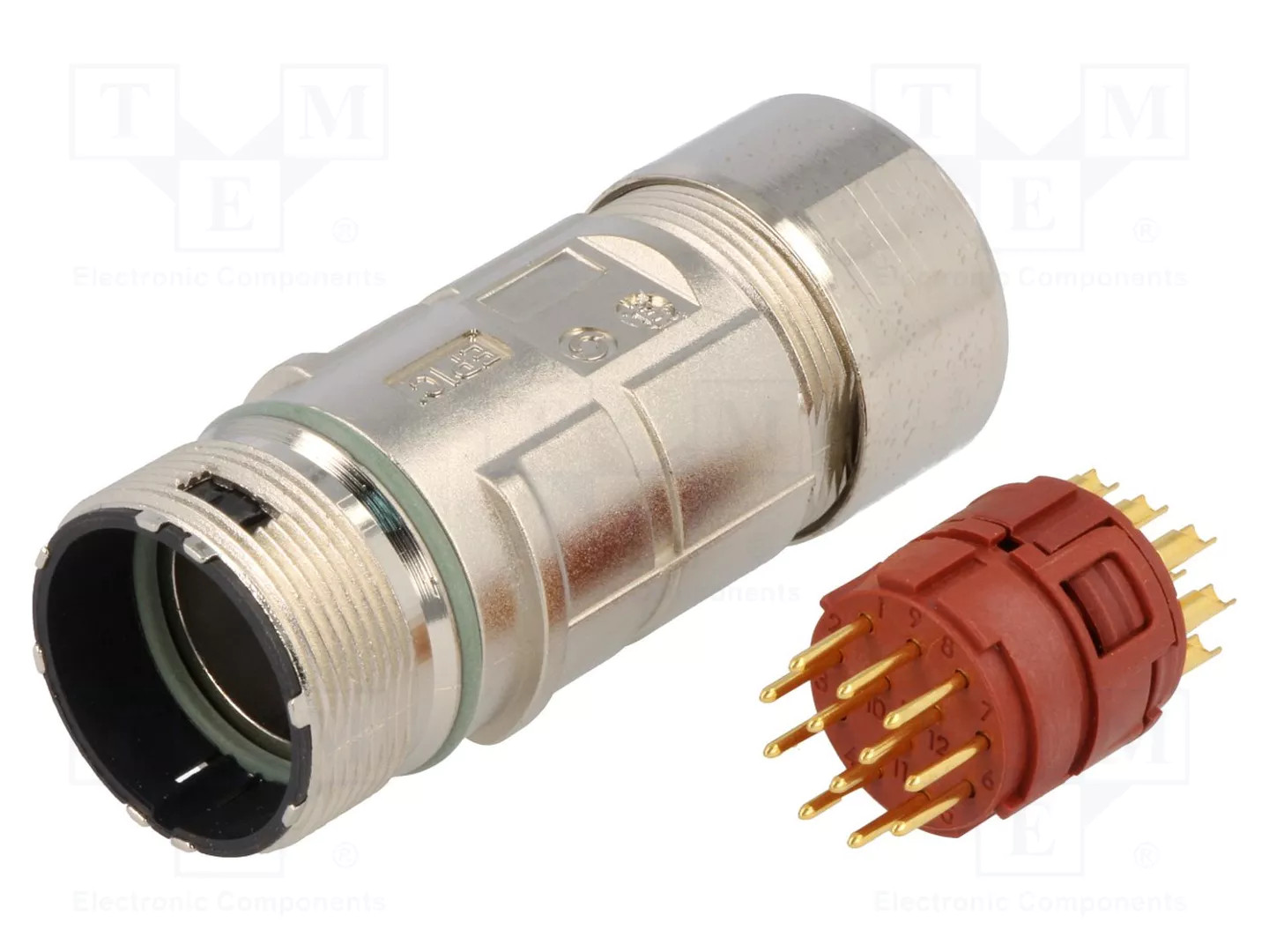 Connector: M23; plug; PIN: 12; male; soldering; for cable