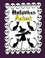 Halloween Malbuch FüR Kinder 2-12 Jahre, Geister, KüRbisse, Vampir, Malbuch