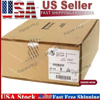 NEW Allen-Bradley 2711P-RP2 PV Plus 128MB Flash Ram DC Logic Module AB 2711PRP2